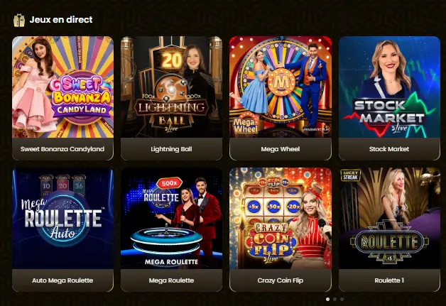 Goldspin Casino Jeux